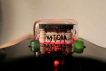 Wi-Fi Thyratron desk clock with ITS1-A tubes in acrylic case