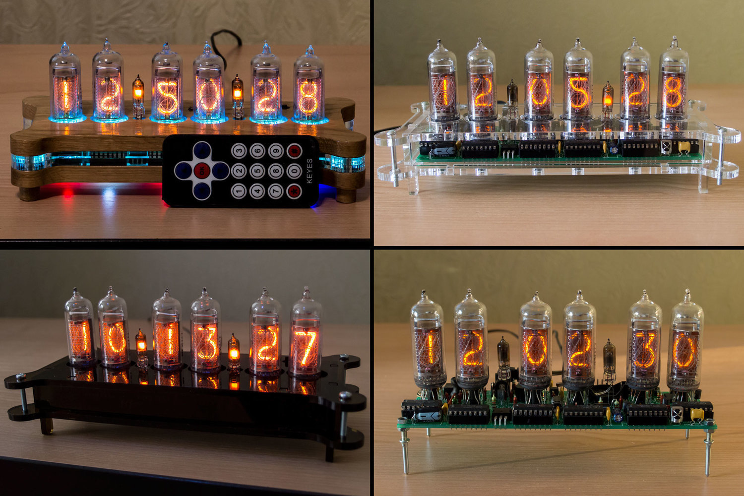 Nixie IN-14 desk clock Nixie IN-14 desk clock