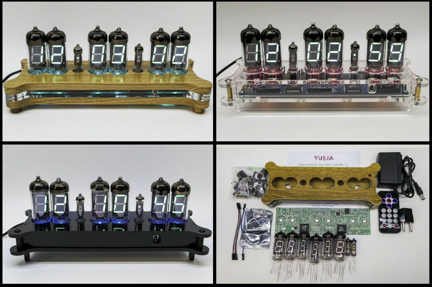 DIY KIT Yulia IV-11 VFD desk clock