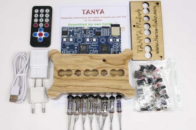 DIY KIT Wi-Fi Tanya IV-6 desk clock